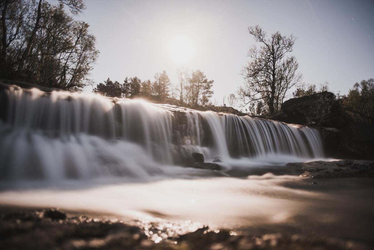 водопад, водопады, скалы, вода