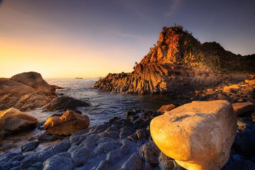 камни, булыжник, море, скалы