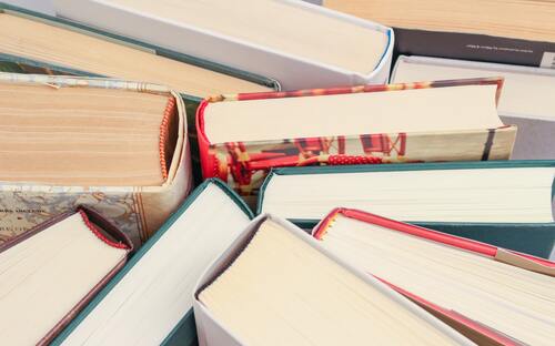 книги, библиотека, страницы