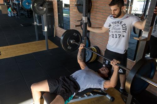 спорт, спортивный зал, мужчина, штанга